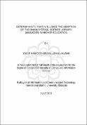 Determinants that influence the adoption of the Oman virtual science ...